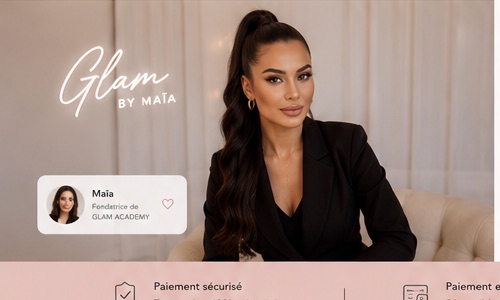 Portrait de Maïa fondatrice de GLAM ACADEMY